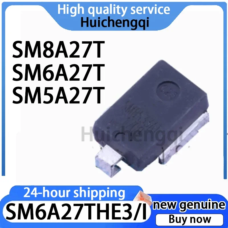 10PCS Original Genuine SM8A27T SM6A27T SM5A27T Package DO-218AB Electrostatic and Surge Protection (TVS/ESD)