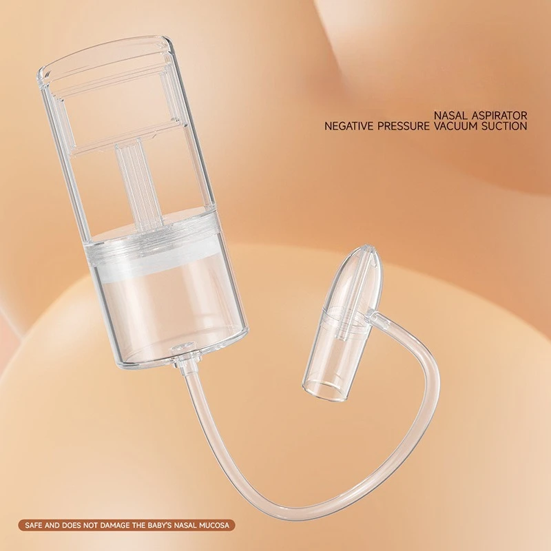 Manual Nasal Aspirator for Babies Adult Vacuum Suction Nose Cleaner for Sinus Relief Powerful Hand Pump Nasal Mucus Remover Tool - view 2
