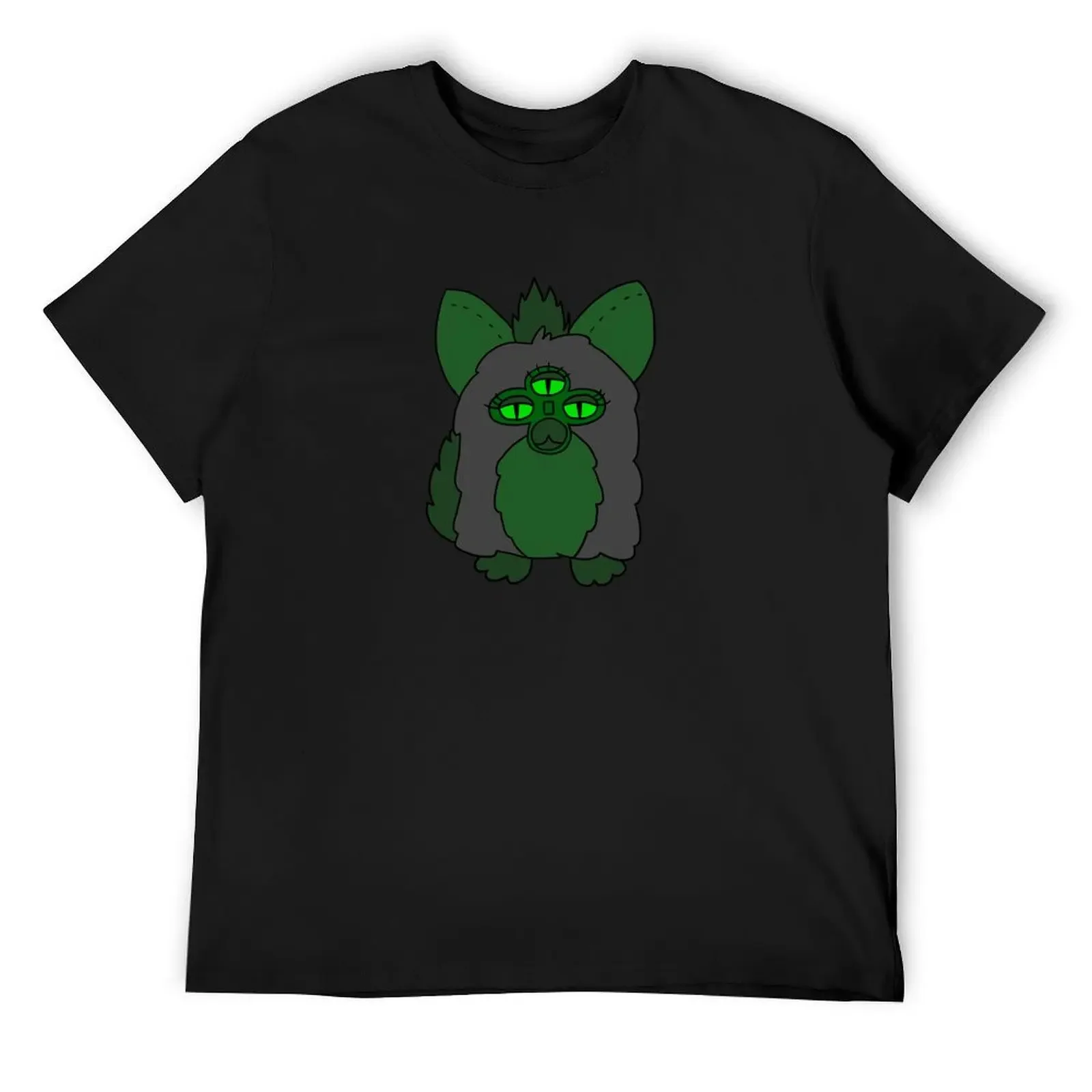 Shadow Boy the Alien Furby T-Shirt man clothes plus size tops quick drying Short sleeve tee mens designer clothes