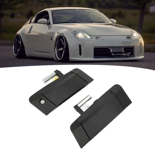 Imagen 2 del producto Reemplazo de manija de puerta Exterior de coche, 2 uds., para Nissan 350Z 2003-2009 80606-CD01E 80606-CD00E 80607-CD41E 80606-CD00B