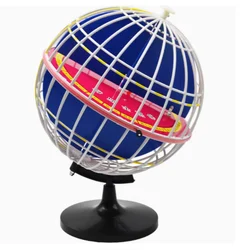Longitude and latitude model Earth ecliptic theodolite 32cm diameter teaching-use
