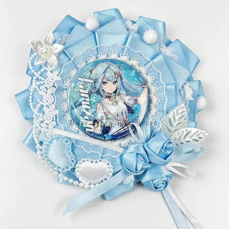 Niedliche Schleifenrosette Itabag Abzeichenständer Handgemachtes DIY 55-60mm Pin-Tablett-Basis Anime-Abzeichen ‌ Halter für Itabag-Dekorationseinsatz-Zubehör – Detail 8