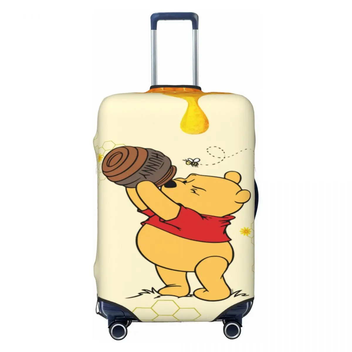 

Custom Winnie The Pooh Luggage Cover Fashion Suitcase Protector Covers Suit For 18-32 inch
