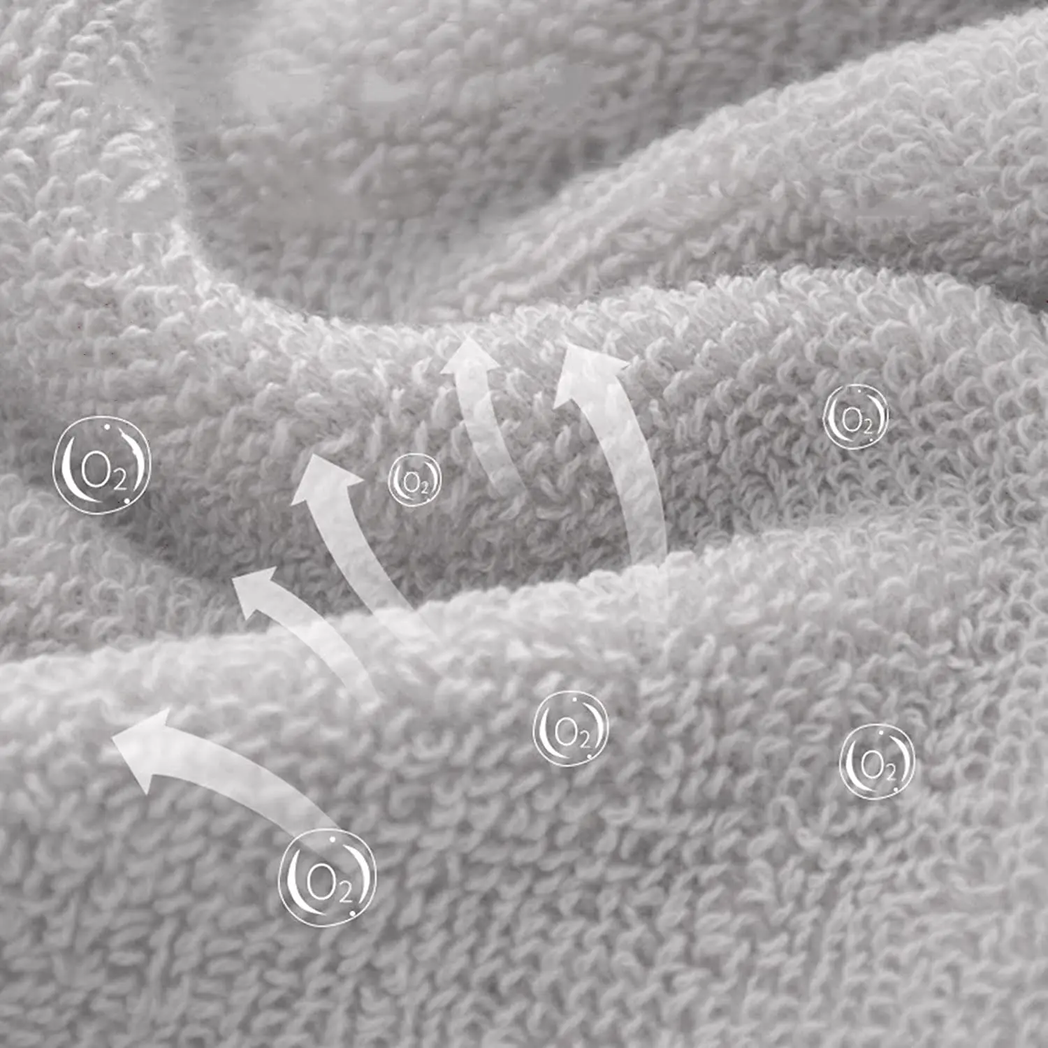 Lot de 3 serviettes de bain en coton, absorbantes, douces et confortables, pour la salle de bain de la maison et pour une utilisation quotidienne à l'hôtel._voghion.com