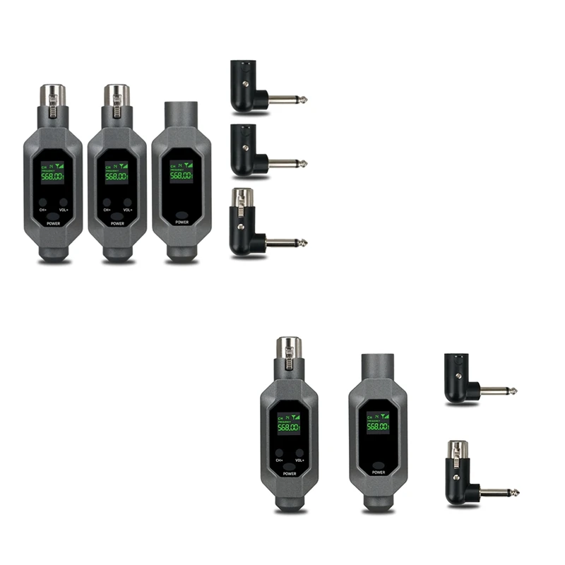 

Беспроводной приемник-передатчик микрофона, подключенный к Xlr, Беспроводная микрофонная система для динамического конденсаторного микрофона 48 В