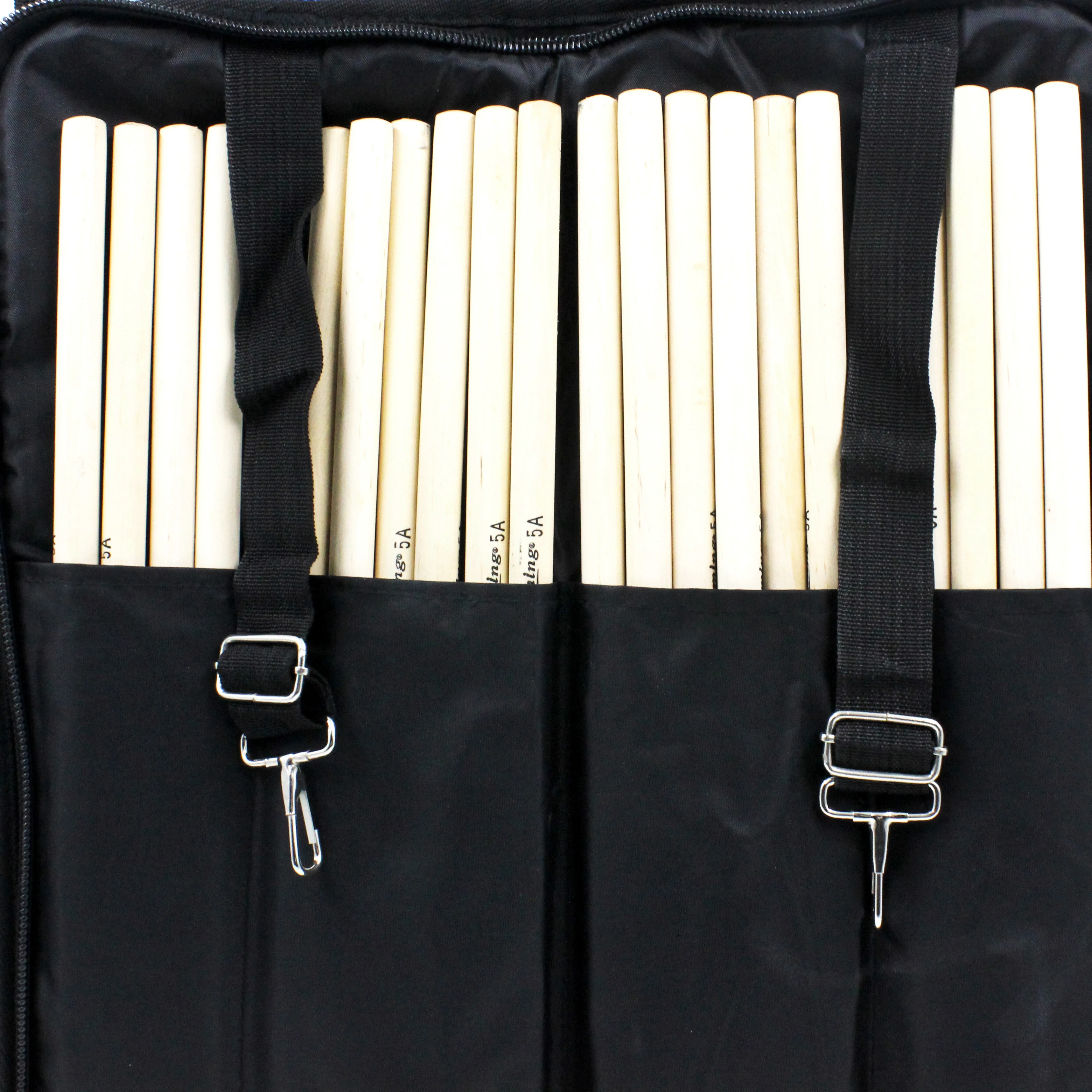 Black Drumstick Bag Cotton Thickened Drumstick Organizer Scratch Resistant Drumstick Organizer Percussion Accessories