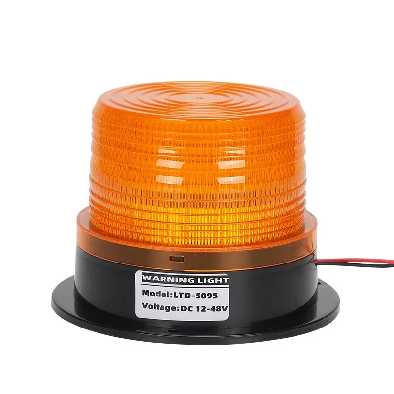 2 قطعة LTE/D-5095 سيارة الدورية السلامة المرورية أضواء الطوارئ مصابيح تحذير حافلة مدرسية ضوء Led الأصفر مصابيح وامضة مستديرة الساخن