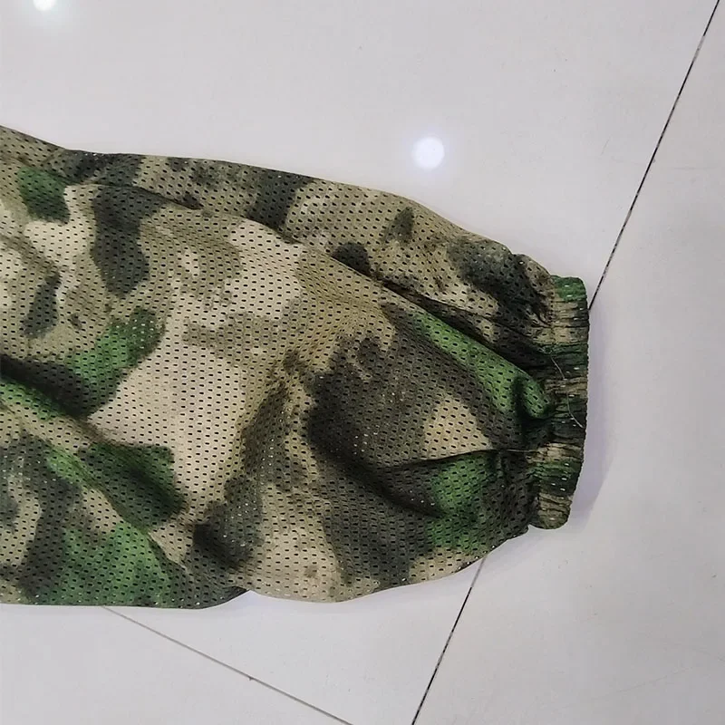 Outdoor Taktisches Set Sommer Atmungsaktive Kapuzenpullover-Sets Tarnmuster Netz Jagd Airsoft Leichtgewicht Kapuzenjacke & Hose | Herren- und Kinderanzug – Detail 17