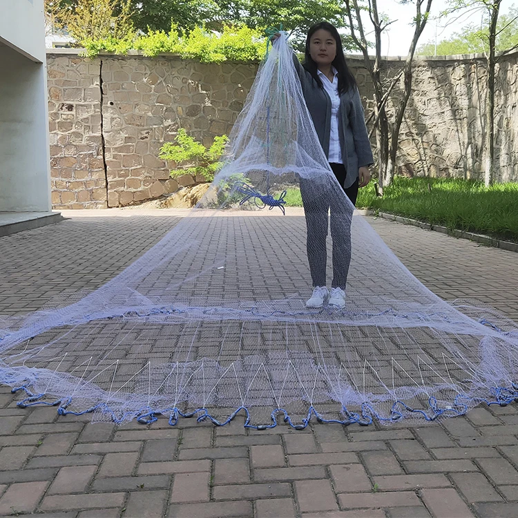 

9ft Bottom Pocket Cast Net Drawstring Cast Net Fishing Net