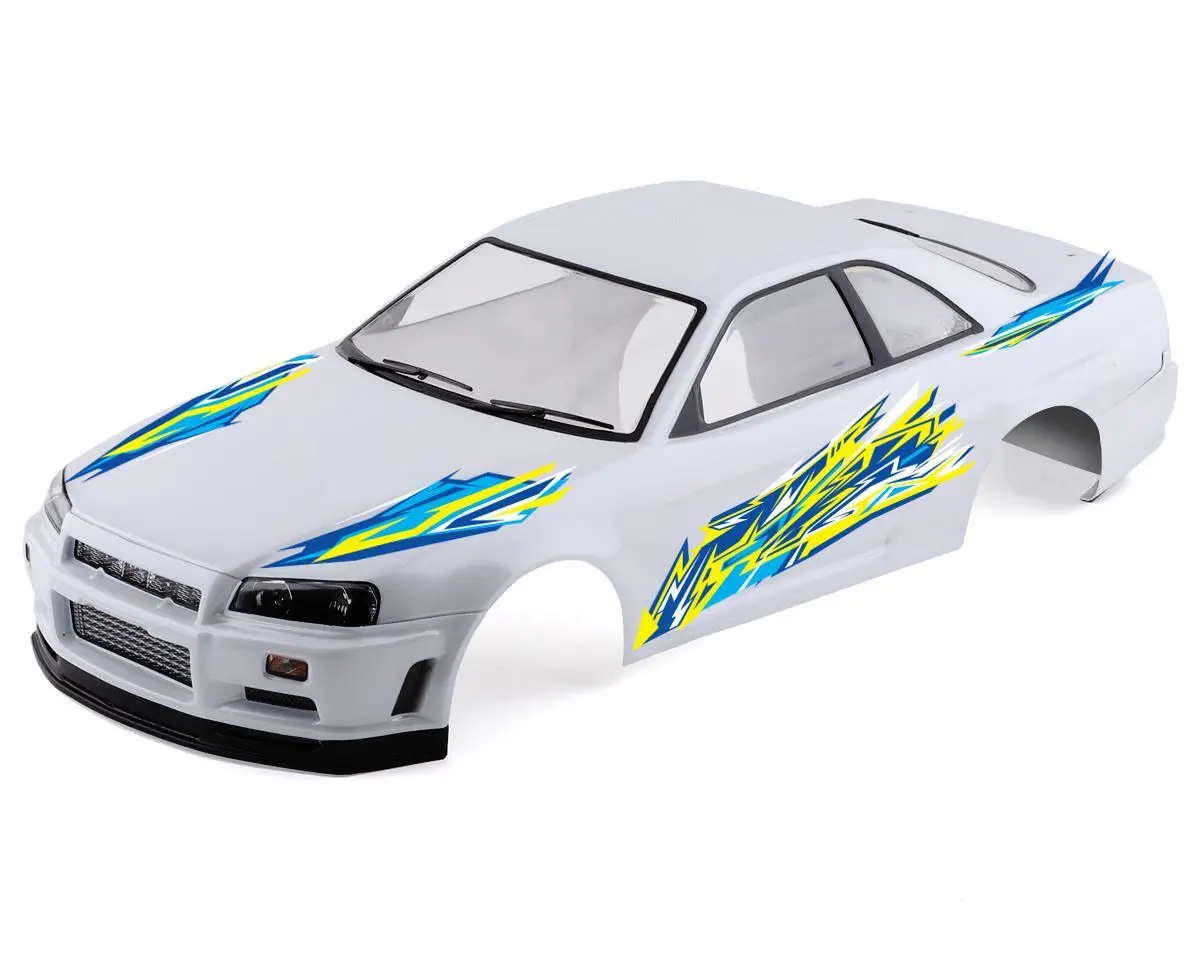 Pegatina de rayo intermitente A4 RC 1/10, carcasa de cuerpo ya cortada para RC Drift Touring Truck Monster GT Crawler Scale