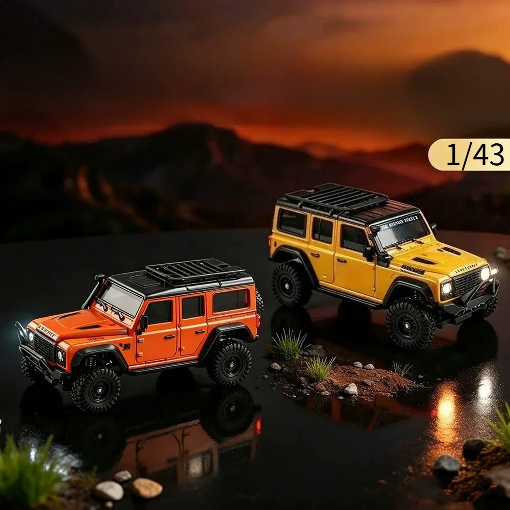 

Масштабная модель 1/43 R4301: Профессиональный радиоуправляемый внедорожник, настольная миниатюрная полноприводная электрическая игрушечная машинка, имитация машины для скалолазания