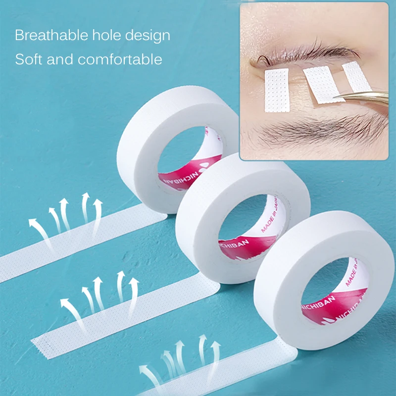 5 rouleaux d'extension de cils professionnels, coussinets pour les yeux sans peluches, respirant sous les patchs, outil pour faux cils, bande médicale