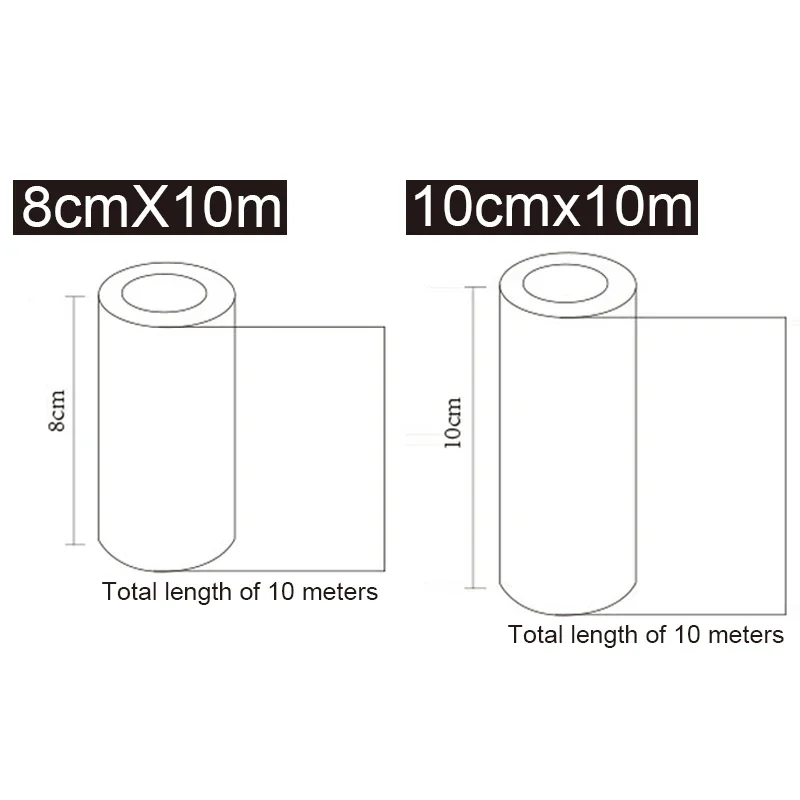 2 Rolls Transparent Cake Surround Film 8/10/12/15/20 cm Cake Collar For Decor Mousse Chocolate Pastry  Kitchen Accessories Tools