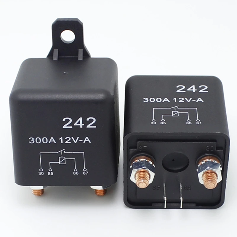 1PCS Heavy Duty 12V DC Relay 300A Automotive Car Boat Storage Battery Switch-ABWO