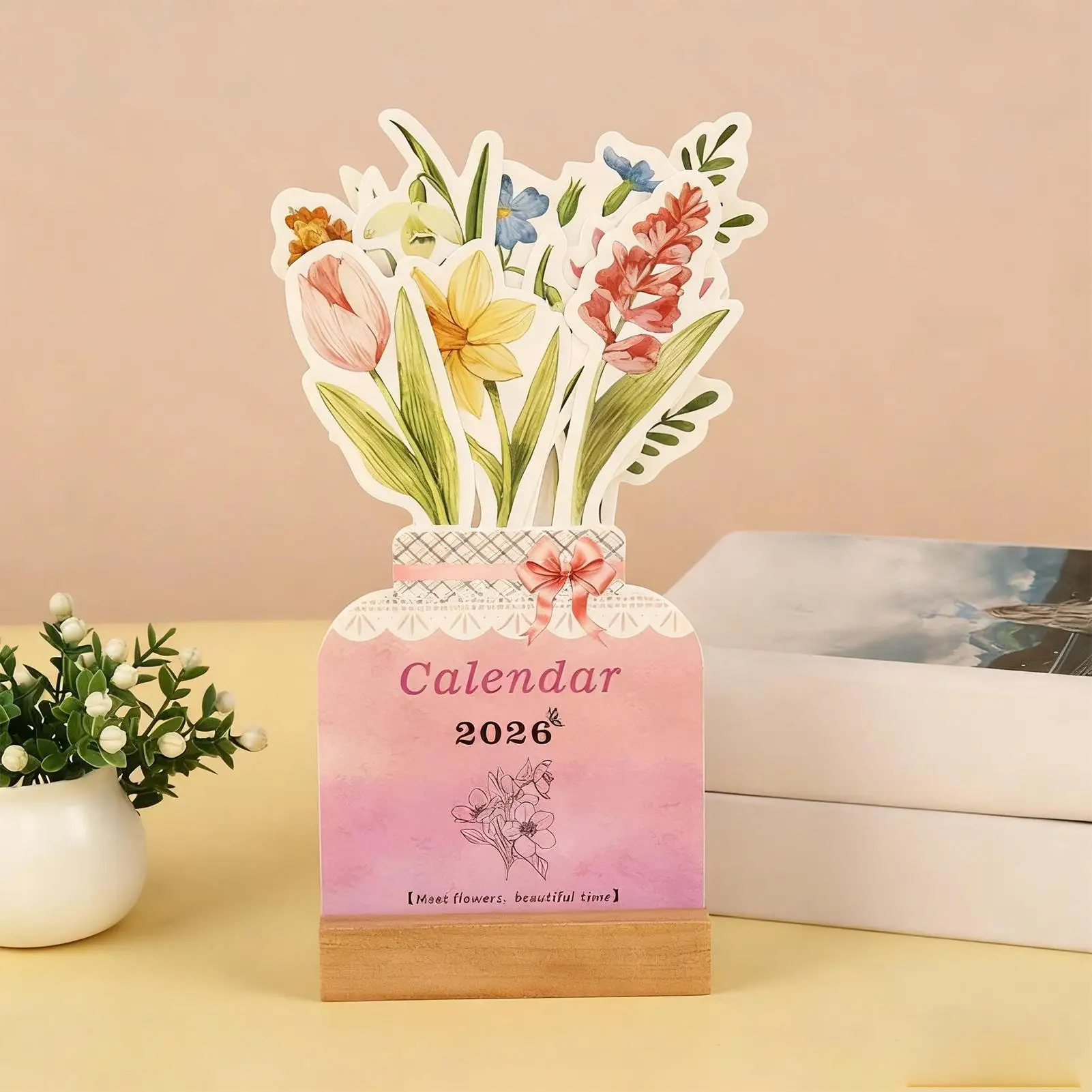 

Small Desk Calendar 2026 Flower Monthly Weekly Daily Small 2026 Calendar Desk Decor For Appointment Agenda Planning Home Office
