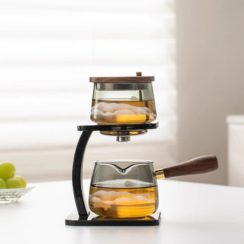 

Fogshan automatic teapot glass lazy tea making artifact high-end home office kung fu tea set