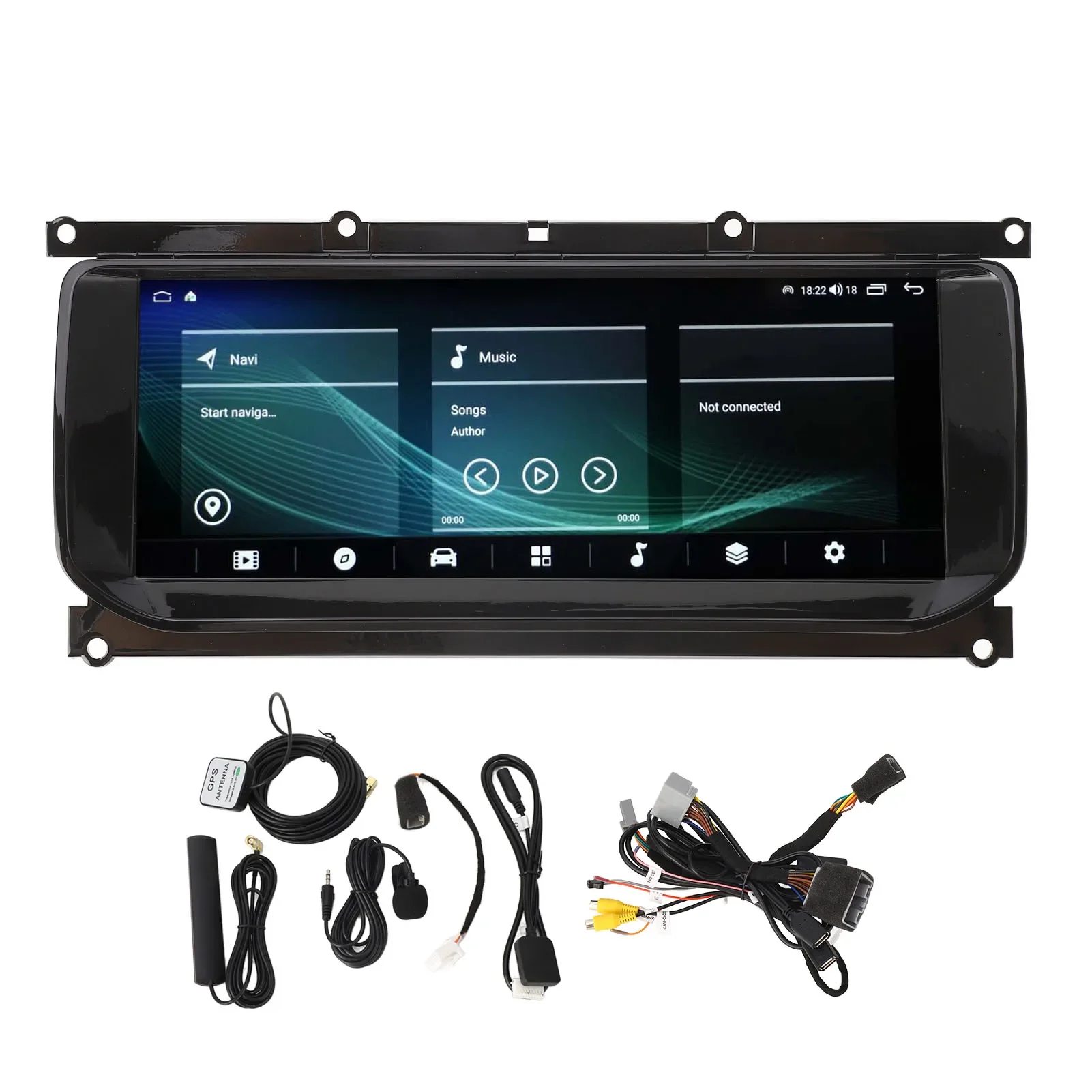 for 10.25in Car Stereo Radio GPS Navigation  Multimedia Player for   for  Evoque L538 2012-2018