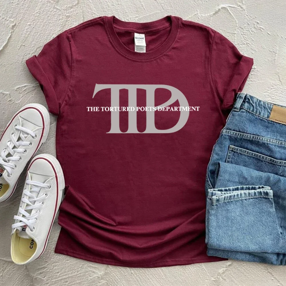 2024 New Album TTPD Shirt The Tortured Poets Department Shirt All\'s Fair in Love and Poetry T-shirt Trendy Streetwear Fans Gift