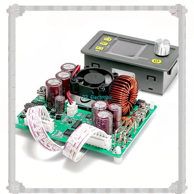 24-Hour Delivery DPS5020 Adjustable 50V 20A DC-DC Step-Down Voltage Regulator Power Supply Module, High Efficiency NO Communicat