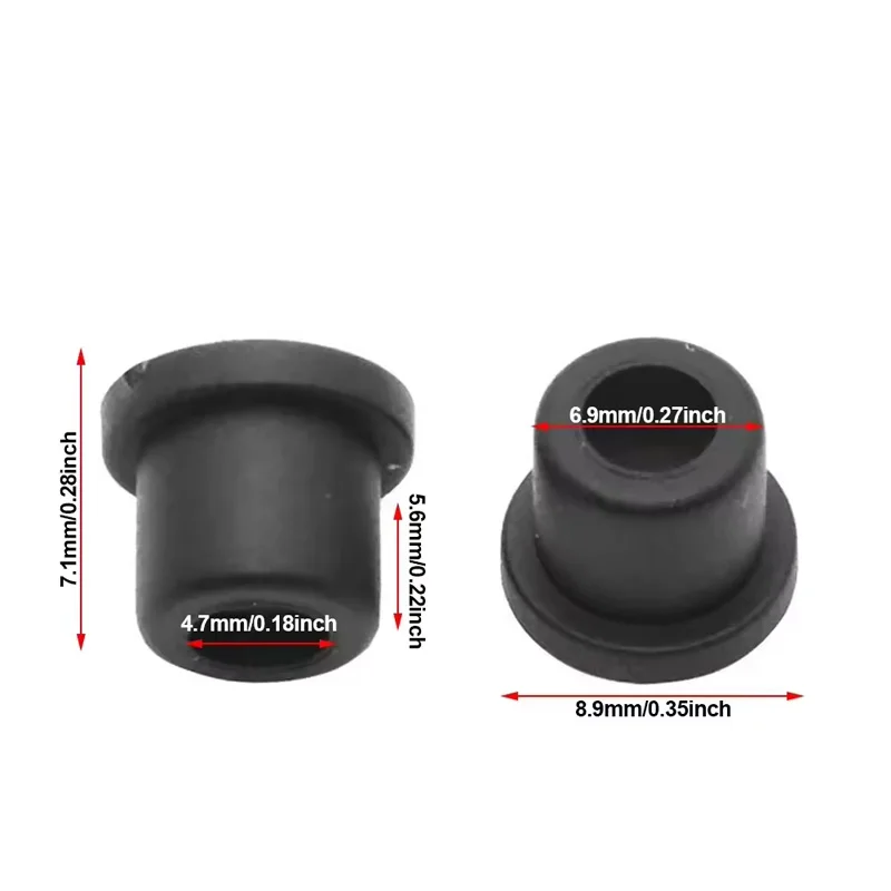 51141807495 10PCS R-263 Seal plug suitable for fixing buckle of BMW 3-Series and 5-Series automobile hood logo trunk logo