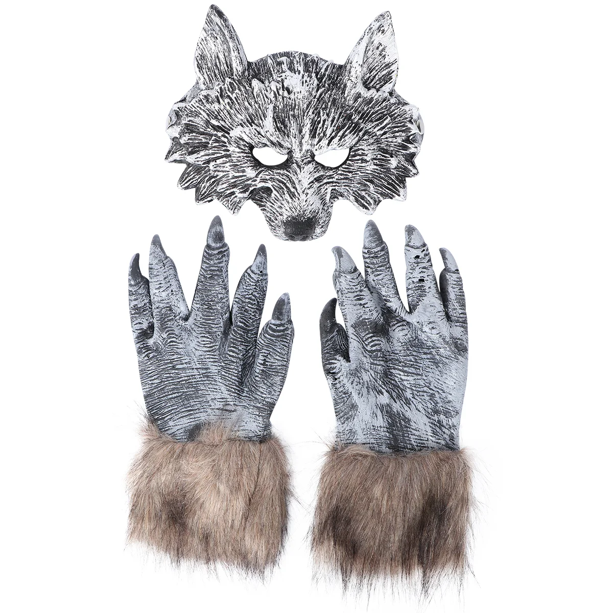 

Outfit Masquerade Mask Halloween Decorations Wolf Gloves Costume Clothing Scary