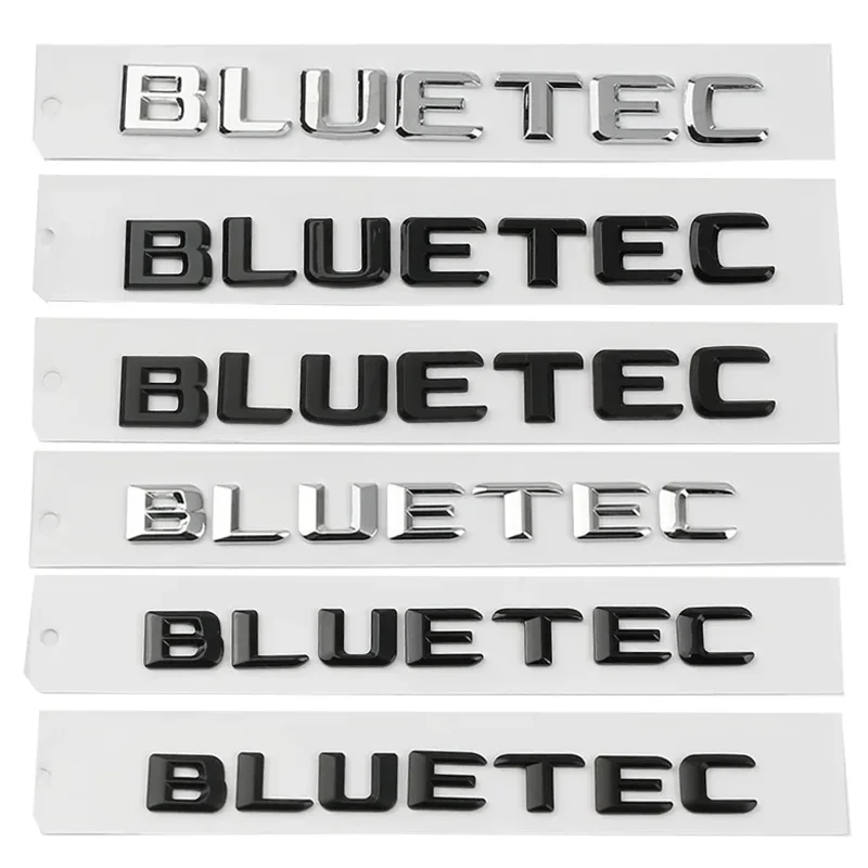 

Car Body Side Badge Tail Trunk Emblem Sticker for Mercedes Benz BLUETEC Logo W213 W212 W204 W205 W176 W164 CLK G63 GLA S300 A180