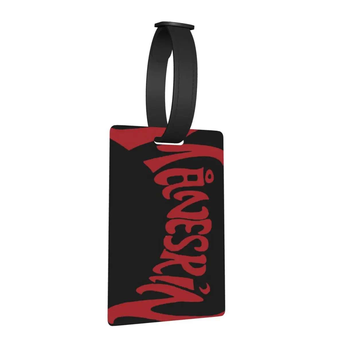 

Maneskin Red Logo Luggage Tags Suitcase Accessories Travel Fashion Baggage Boarding Tag Label Holder ID Name Address