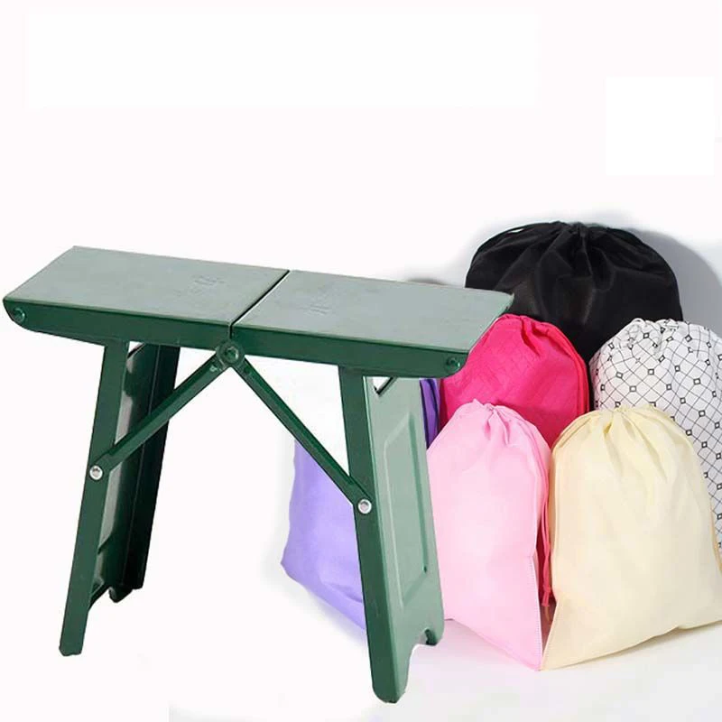 Outdoor Folding Stool, Conveniente Mini Aço Banquetas Pesca, Train Lightweight, portátil Mazar Seat, Cadeira dobrável acampamento, Turismo