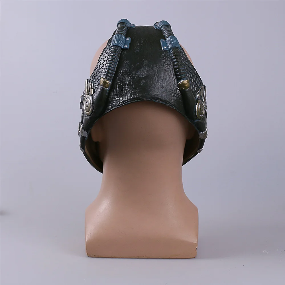 Bane Mask Bat Dark Knight Men's Horror Funny Latex Mask Halloween Costume Ball Bane Helmet Cosplay Accessories view 4