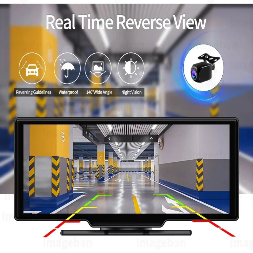 2025 جديد سيارة داش مسجل 11.4 "ADAS DVR كاميرا 8G + 128GB ROM Carplay أندرويد السيارات 4G واي فاي نظام تحديد المواقع Andriod 8.1 DVR مسجل فيديو #2