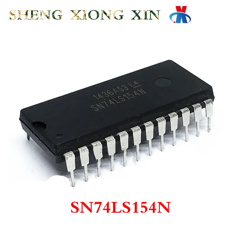 5pcs/Lot 100% New SN74LS154N DIP-24 Linear Decoder SN74LS154 Integrated Circuit