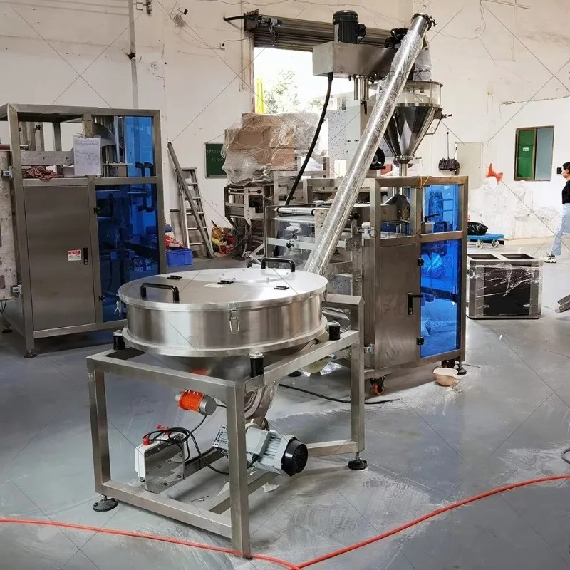 Customized High-Precision Powder Packaging Equipment for Coconut Powder Screw Conveyor Metering Packaging Filling Machine