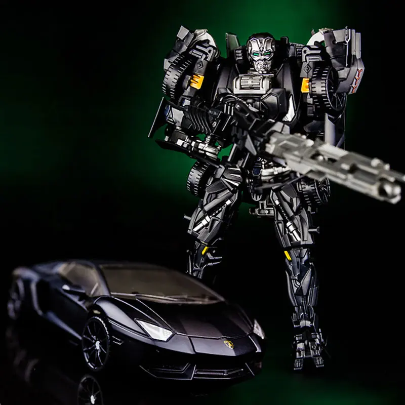 In Stock KBB 6654 Dark Edition Transformation Toy LP700 Rambo Car Robot Action Figures Toys Collection Gifts