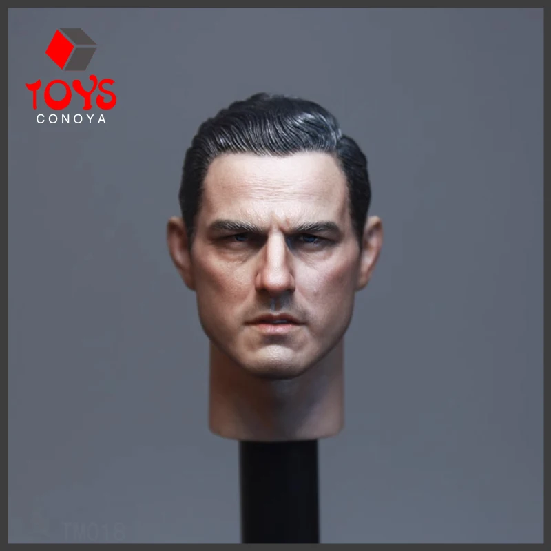 

【2024 Q2】1/6 TM018 Tom Cruise Head Sculpt PVC Male Carving Model Fit 12-inch Soldier Action Figure Body Dolls