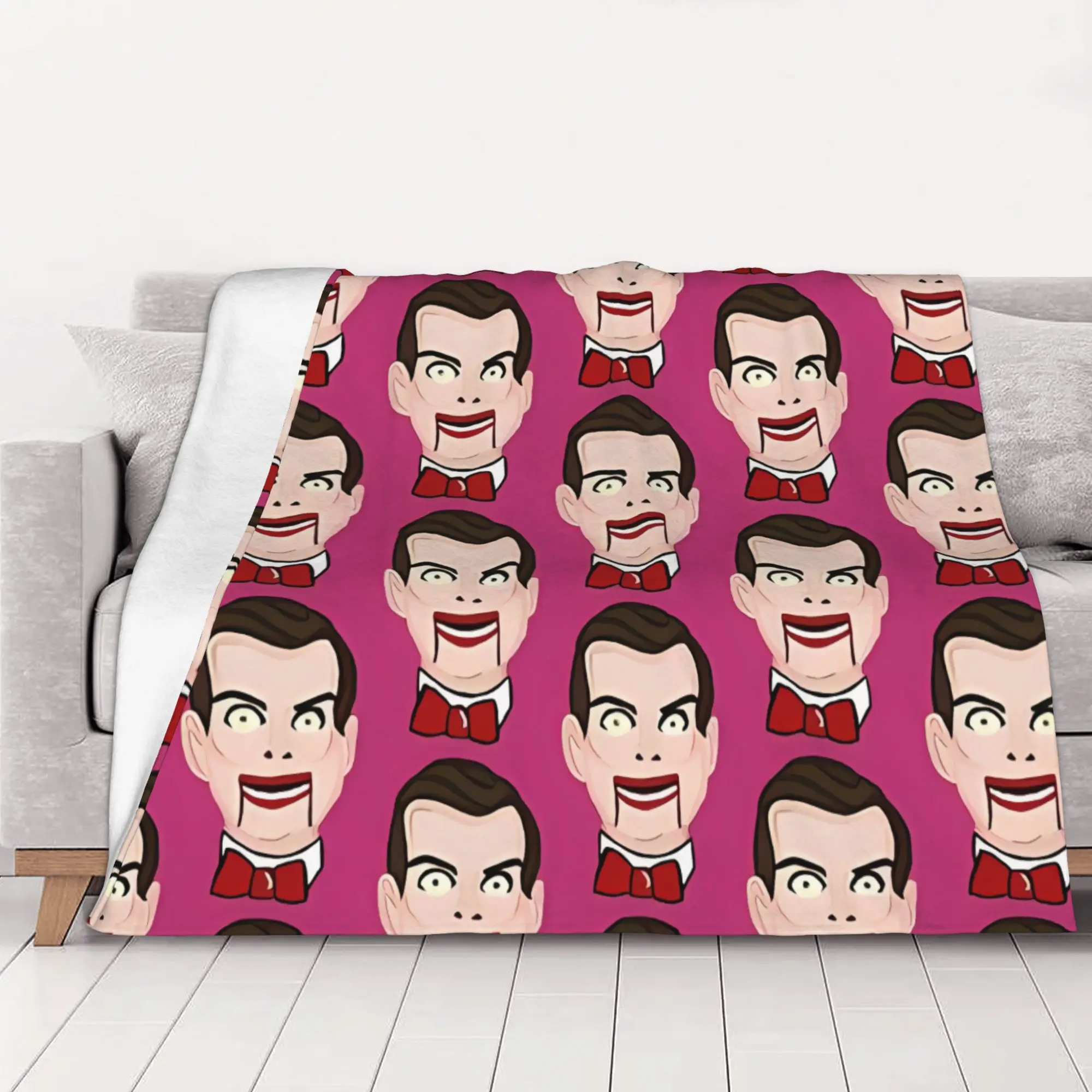 1PC home Cutecore Slappy head Goosebumps Blanket Super Cosy Plush Home Living Room Sofa halloween