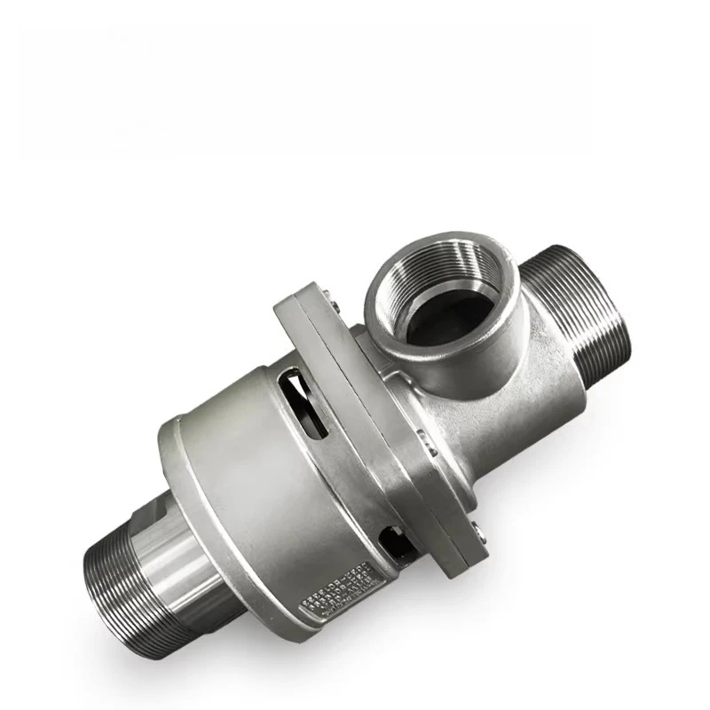 Mechanical 304 stainless steel  high pressure high temperature water thread flange connection 360 degree universal rotary joint
