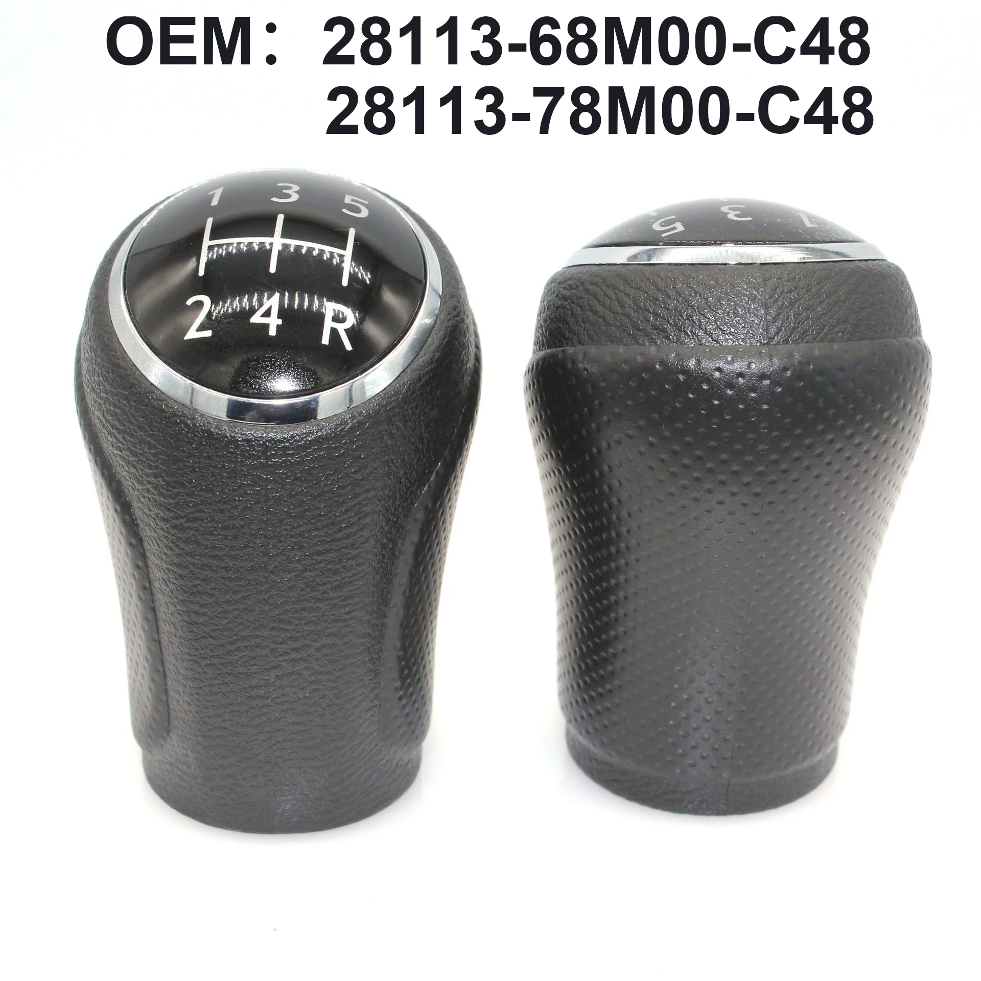 

5/6 Car Gear Shift Knob Gearshift Head 28113-68M00-C48 For Suzuki For Vitara For Ciaz For SX4 Automotive Accessories