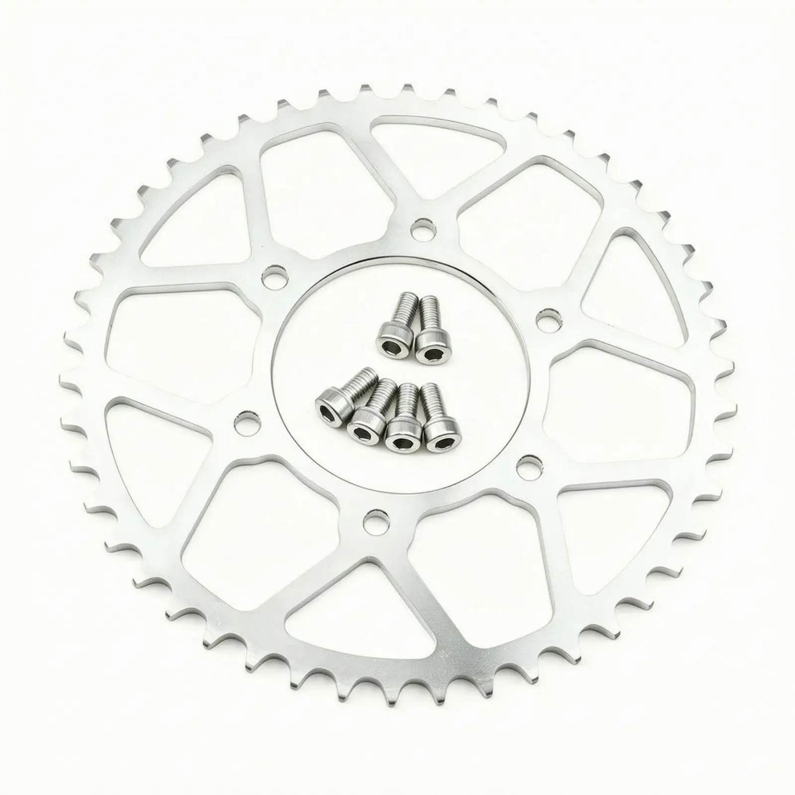Direct Replacement Rear Sprocket for Extreme Bee Electric All Terrain Bike 46T Silver Aluminum Alloy Gear
