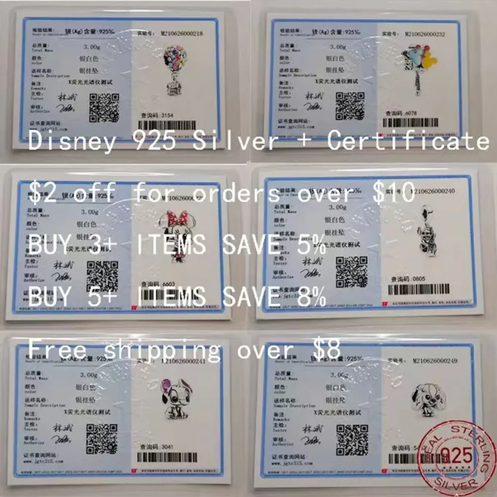 Gorące zabawki paciorki Disney Stitch, 925 Sterling Silver, nadaje się do oryginalnych bransoletek Pandora, biżuteria damska