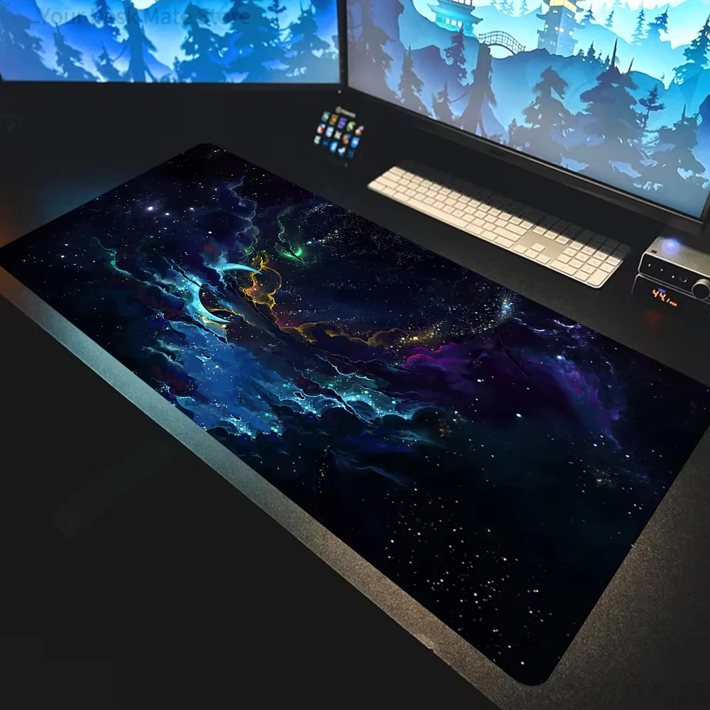 Cosmic Black Hole Space Mouse Pad Waterproof Non-slip Gaming Mat