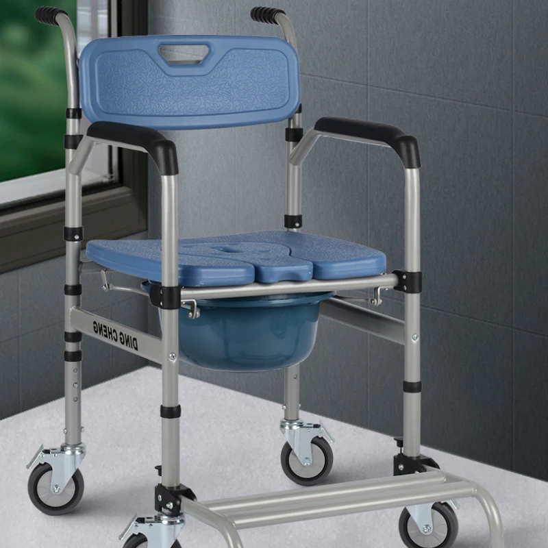 Anti Slip Bath Chair Senior Chairs Adjustable Heights Disabled Trolleys Senior Chairs Wheelchair Medical Scooter Home Use