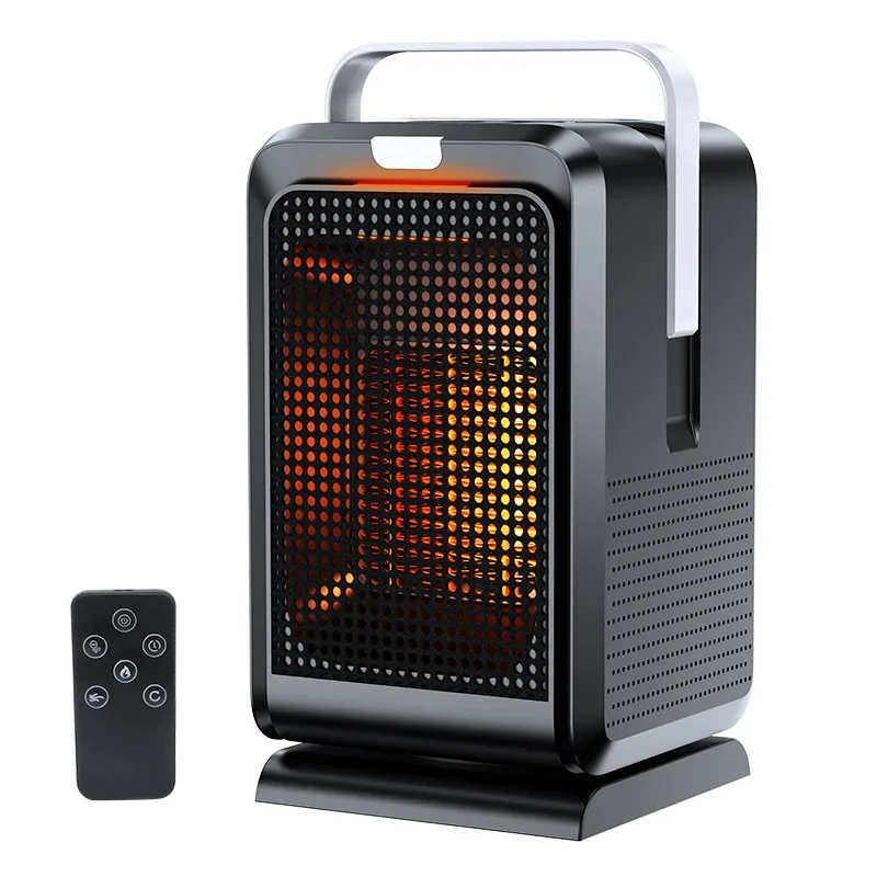 

Heater Desktop 1000W Heater Cooling And Heating PTC Speed Belt Remote Control Large Air Outlet Fast Heating Multi Occasion Use
