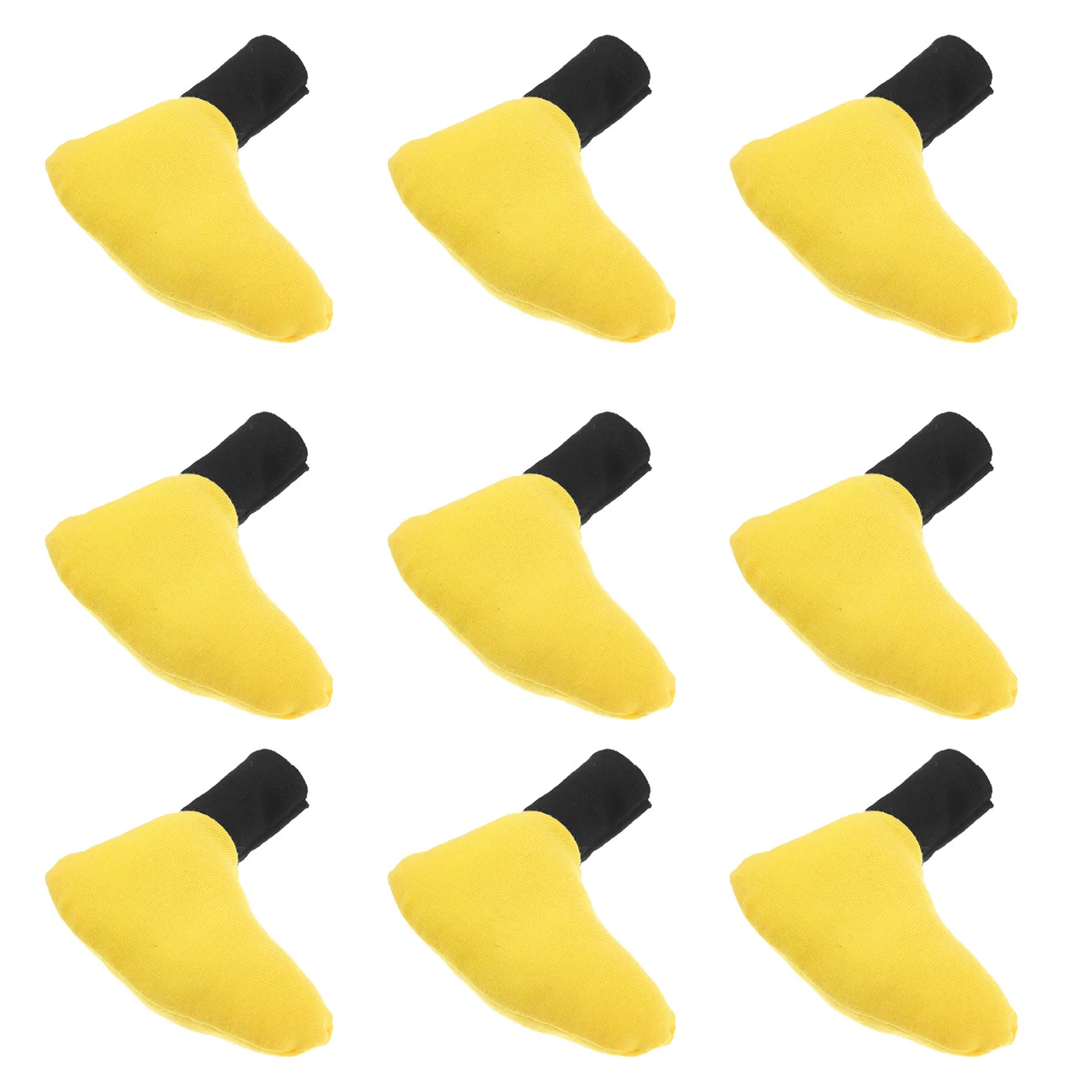 

10Pcs Stuffed Accessories Soft Cotton Filled Yellow Cloth Parts Replacement for All Stuffed Animals Cute Decoration
