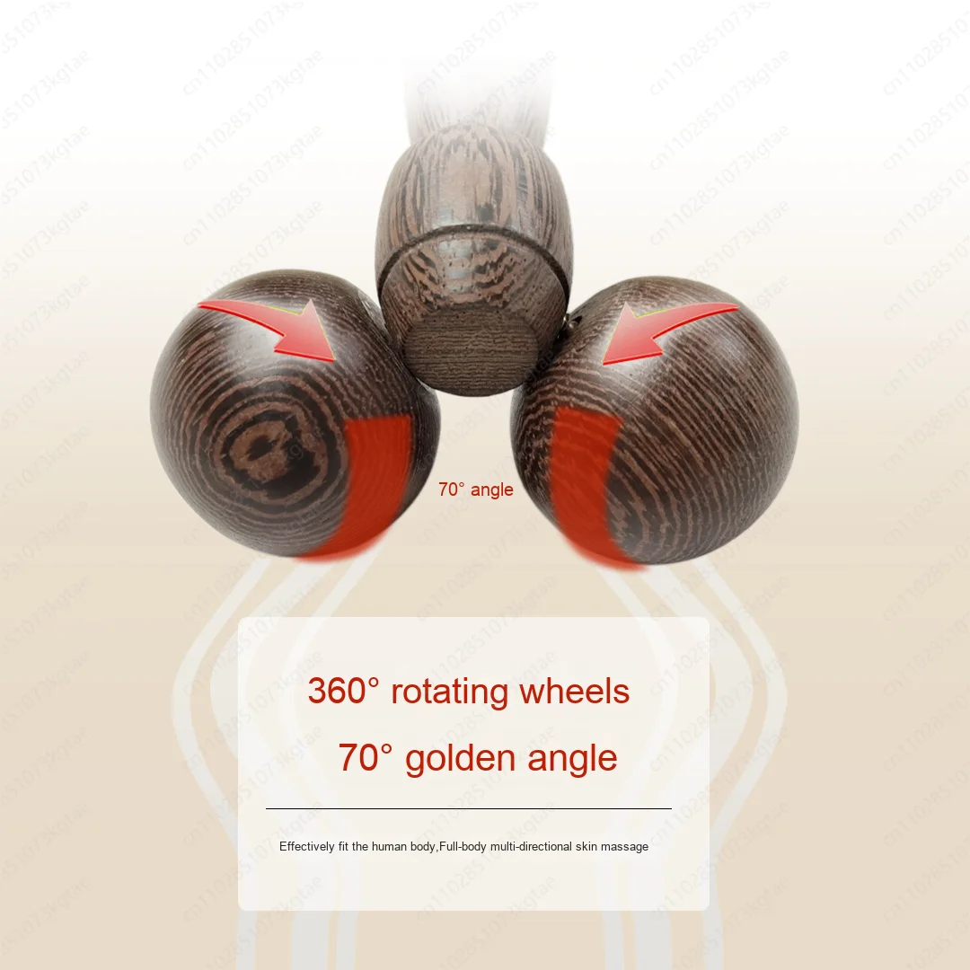 Wings Wooden Roller Massager – Full Body & Face Lifting Tool for Chin Slimming & Firming Application