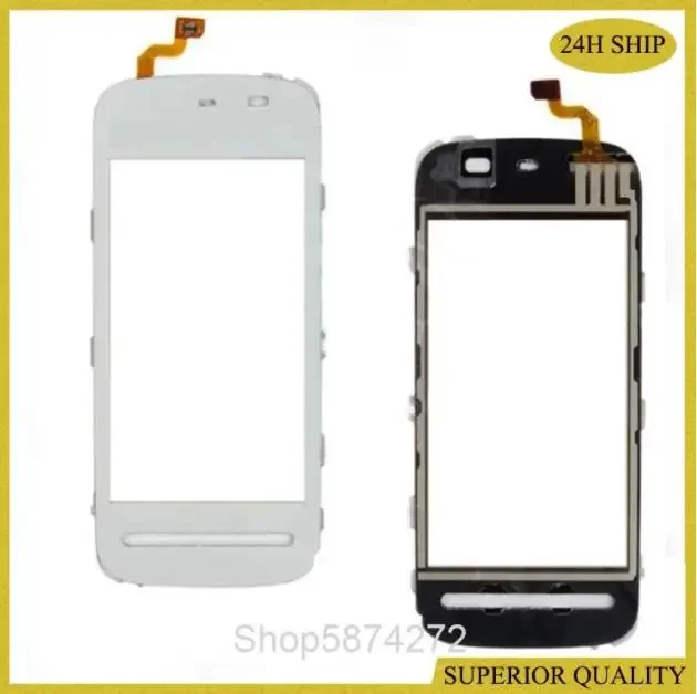 For Nokia 5228 5230 5232 5233 5235 5236 N5230 Touch Glass Front Glass Digitizer Panel Sensor replacement Parts (No lcd