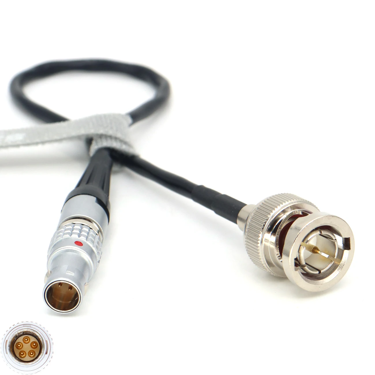 TIMECODE CABLE AMBIENT nanoLOCKIT 0b 5pin TO  zoom f4/f8 BNC