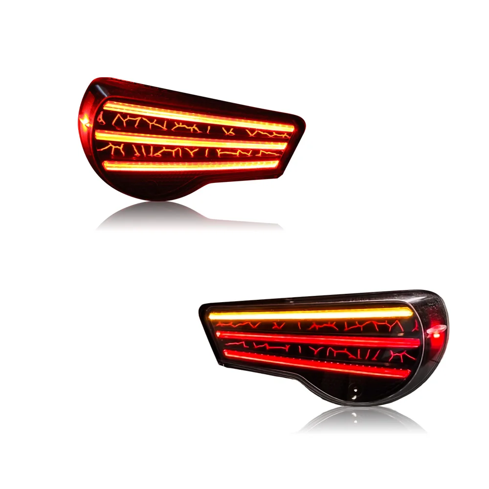 ZAIQU قطع غيار السيارات تعديل المصابيح الخلفية الجمعية ل GT86 2012-2023 أضواء خلفية 2021-2023 LED المصابيح الخلفية #3