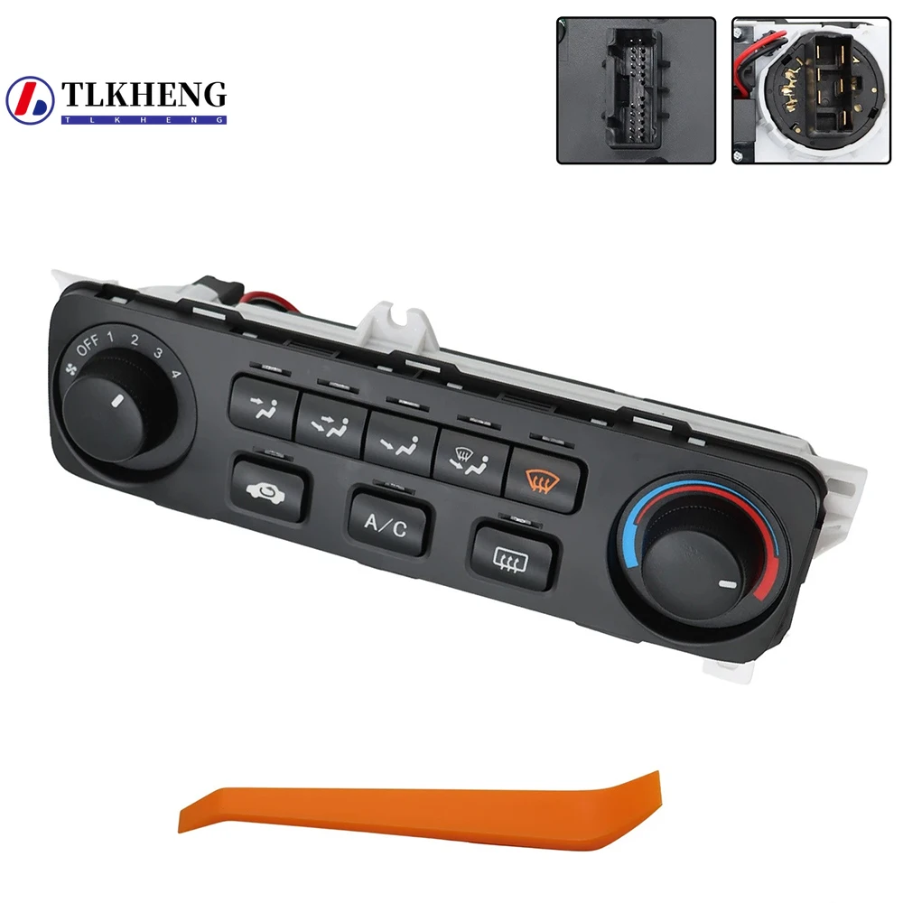 

Переключатель климат-контроля для Honda Accord 01-02 Блок управления климат-температурой, нагреватель переменного тока, оригинальный OEM 79600-S84-A21ZA