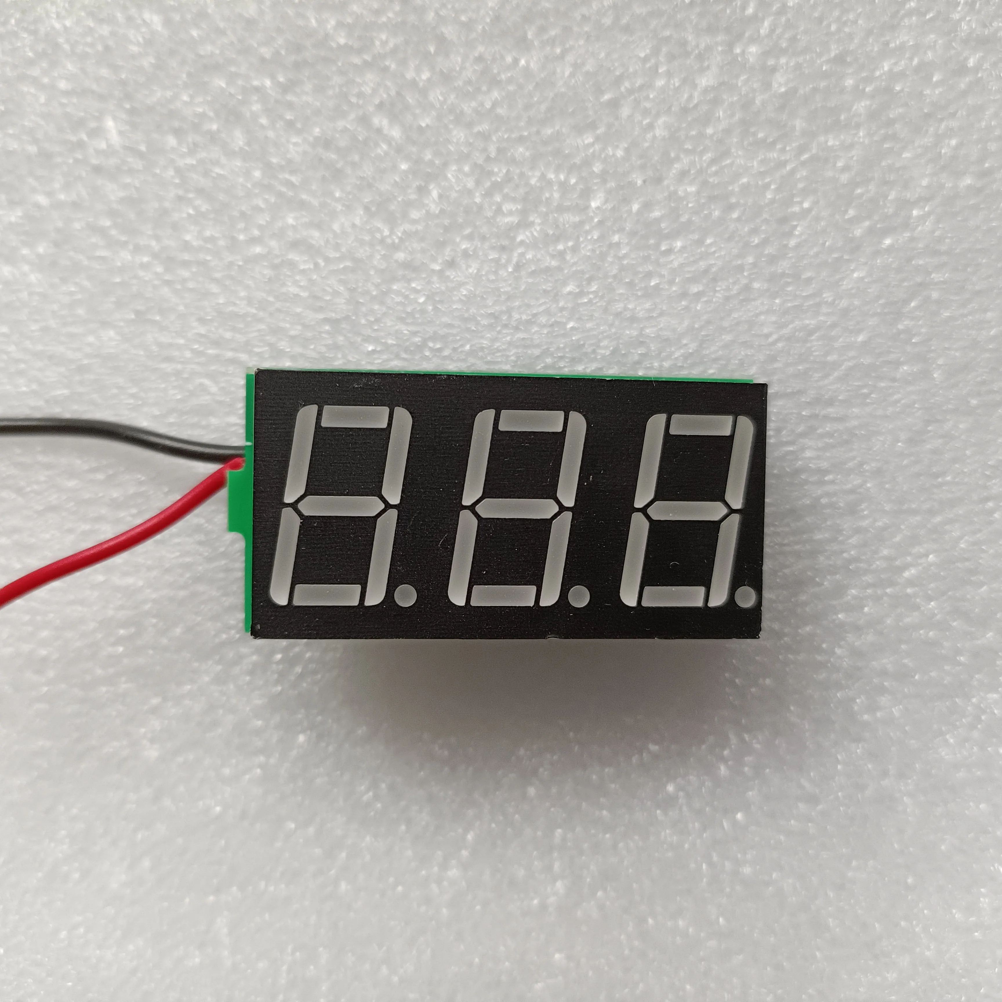 Factory preferential direct sales! 0.56-inch 3-digit DC digital display voltmeter head DC3.70-30.0V two-wire/Guichen