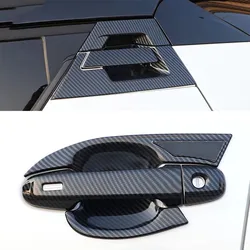 Exterior Accessories Car Door Pull Doorknob Catch Door Handle Bowl Cap Decoration Cover Trim For Toyota C-HR CHR 2017 - 2020